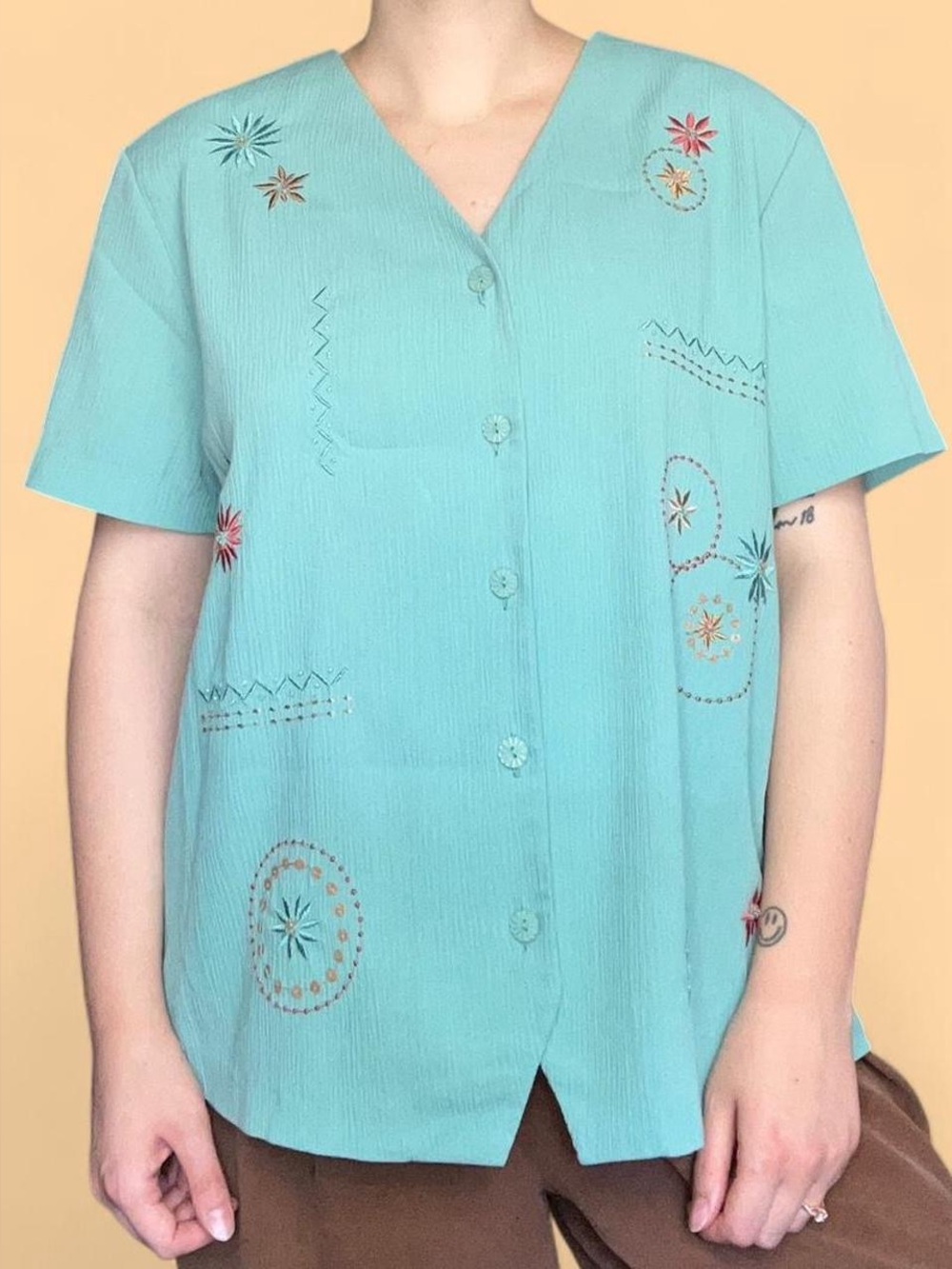 Vintage beaded top